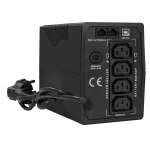 Источник бесперебойного питания ExeGate Power Smart ULB-1000.LCD.AVR.4C13.RJ.USB EX292790RUS Линейно-интерактивные, Напольный (Tower), 1000 ВА, 550 Вт