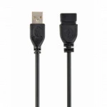 Кабель интерфейсный Cablexpert AM/AF USB 2.0 3m Black CCP-USB2-AMAF-10 USB Type A (output) - USB Type A (input)