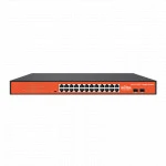 Коммутатор Wi-Tek WI-SG124F V2 1000 Base-T (1000 мбит/с), 2 SFP порта