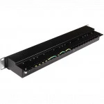 Патч-панель Hyperline WR-PL-24-C5E-SH-D 24 порта, FTP, Cat. 5e