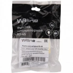 Сетевая розетка Hyperline Розетка компьютерная RJ-45 категория 5e неэкранированная одинарная внешняя WR-WS-8P8C-C5E-1