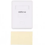 Сетевая розетка Hyperline Розетка компьютерная RJ-45 категория 5e неэкранированная одинарная внешняя WR-WS-8P8C-C5E-1