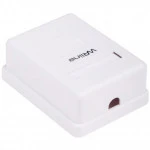 Сетевая розетка Hyperline Розетка компьютерная RJ-45 категория 5e неэкранированная одинарная внешняя WR-WS-8P8C-C5E-1