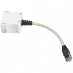 Сетевое устройство Hyperline Разветвитель RJ-45 4Pr.T568A/T568B -> 2 x 2Pr.10BASE-T SPL-YT4-E2-E2 Сплиттер