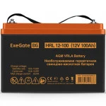 Сменные аккумуляторы АКБ для ИБП ExeGate HRL 12-100 EX285656RUS (12 В)