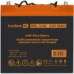 Сменные аккумуляторы АКБ для ИБП ExeGate HRL 12-55 EX285652RUS 12 В