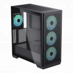 Корпус Aerocool APNX C1-R Black C1-R-BK-V1 Mid-Tower