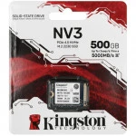 Внутренний жесткий диск Kingston NV3 SNV3SM3/500G (SSD (твердотельные), 500 ГБ, M.2, PCIe)