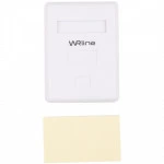 Сетевая розетка Hyperline Розетка компьютерная RJ-45 категория 5e экранированная одинарная внешняя WR-WS-8P8C-C5E-SH-1