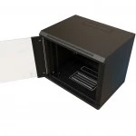 Серверный шкаф WRline настенный 19-дюймовый 12U 650x600х450 мм WR-TW-1245-GP-RAL9004