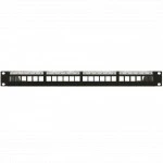 Патч-панель Hyperline Модульная патч-панель 19" 24 порта 4 съемные панели по 6 модулей 1U (без модулей) PPBL6-19-24-RM (24 порта)