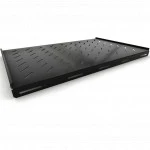 Полка для серверного шкафа Hyperline Полка стационарная, глубина 850 мм, с боковым креплением, нагрузка до 20 кг TSH3L-850-RAL9004