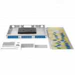 Оптический кросс SNR Кросс оптический 19" (ШКОС) укомплектованный на 24 SC портов SNR-ODF-24R-24SC-P