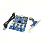 Аксессуар для ПК и Ноутбука NO NAME PCI-E-Splitter-1x4 0012966 Плата