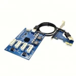 Аксессуар для ПК и Ноутбука NO NAME PCI-E-Splitter-1x4 0012966 Плата