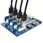 Аксессуар для ПК и Ноутбука NO NAME PCI-E-Splitter-1x4 0012966 Плата