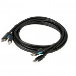 Кабель интерфейсный SmartBuy Кабель KVM USB+HDMI, 4K, 1.5m, TeslaSmart 0012547 USB Type A - HDMI
