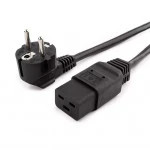 Кабель питания NO NAME C19, 220V, 1.5кв.мм, 1.8m 0012956