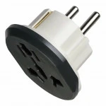 NO NAME Адаптер Евровилка 220V на тройной английский 220V (EV300) 0014182