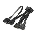 Кабель интерфейсный NO NAME Кабель питания IDE(Molex) на 5 Sata, 88см 0012835 Molex - SATA