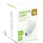 NO NAME USB LED лампочка, 5V, 1W, белый 0013264