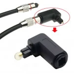 Аксессуар для аудиотехники NO NAME Переходник Toslink(f) - Toslink(m) 90° 0013269