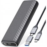 Аксессуар для жестких дисков ORICO NVME M-Key/B&M-Key USB 3.2 Gen 2 ORICO-AM2C3-G2-GY-BP