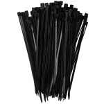 Инструмент для монтажа СКС WRline Стяжка-хомут 2,5х100 мм кабельная нейлоновая 6,6 неразъемная цвет черный (100шт) WR-SHN-25-100B