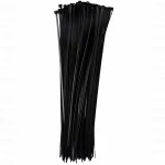 Инструмент для монтажа СКС WRline Стяжка-хомут 3,6х300 мм кабельная нейлоновая 6,6 неразъемная цвет черный (100шт) WR-SHN-36-300B