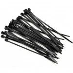 Инструмент для монтажа СКС WRline Стяжка-хомут 3,6х300 мм кабельная нейлоновая 6,6 неразъемная цвет черный (100шт) WR-SHN-36-300B