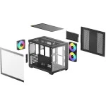 Корпус Ocypus Gamma C54 BK ARGB Gamma-C54-BKD300XX-GL Mini-Tower