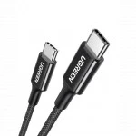 Кабель интерфейсный UGREEN Кабель USB C - USB C, 480Mbps, 3A, QC4.0/PD3.0, 60W, 1m, L501 (35465) UGREEN 0014524 USB-C-USB-C