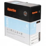 Кабель витая пара Hyperline Кабель витая пара неэкранированный U/UTP (100 м) UUTP4-C6-P24-NCR-IN-LSZH-GY-100