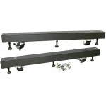 Аксессуар для серверного шкафа Hyperline Основание для стоек ORK2A глубиной 1250 мм для установки стойки на ножки и ролики (ножки и ролики в комплекте) ORK2A-BSM-1250-RAL9005