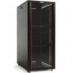Серверный шкаф Hyperline Шкаф напольный 19-дюймовый 27U 1388x600х800 мм (ВхШхГ) TTB-2768-AS-RAL9004