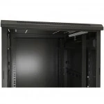 Серверный шкаф Hyperline Шкаф напольный 19-дюймовый 27U 1388x600х800 мм (ВхШхГ) TTB-2768-AS-RAL9004