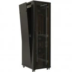 Серверный шкаф Hyperline Шкаф напольный 19-дюймовый 27U 1388x600х800 мм (ВхШхГ) TTB-2768-AS-RAL9004