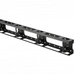 Аксессуар для серверного шкафа Hyperline Металлический вертикальный кабельный организатор с крышкой 47U CMV-47U-ML