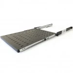 Полка для серверного шкафа Hyperline выдвижная c 19'' креплением глубина 600 мм нагрузка до 20 кг TSS3-600-RAL9004