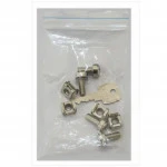 Полка для серверного шкафа Hyperline для документов с замком 2U 88х483х460 мм TDR3-2U-460-RAL9004