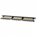 Патч-панель Hyperline PPHD-19-24-8P8C-C6-110D (24 порта, Flat, Cat. 6)