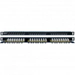 Патч-панель Hyperline PPHD-19-24-8P8C-C6-110D (24 порта, Flat, Cat. 6)