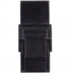 Инструмент для монтажа СКС WRline Проходной адаптер формата Keystone RJ45-RJ45 (8p8c) категория 5е неэкранированный цвет черный WR-CA-KJ-8p8c-C5E