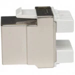 Модуль Hyperline Модуль Keystone Jack RJ-45(8P8C) категория 6 KJ5-8P8C-C6-180-SH-F-WH