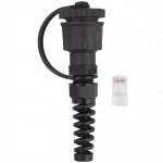 Аксессуар для кабельных сетей Hyperline Промышленный разъем RJ-45 (8P8C) под витую пару категория 5e PLUG-IE-8P8C-P-C5