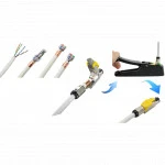 Инструмент для монтажа СКС Hyperline Инструмент обжимной для разъемов RJ45 серии PLUE категории 6A и 8 HL-3J01L012