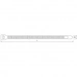 Инструмент для монтажа СКС Hyperline Стяжка неоткрывающаяся для высоких нагрузок безгалогенная (halogen free) 730x12.6 мм GT-730EHD