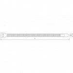 Инструмент для монтажа СКС Hyperline Стяжка открывающаяся для высоких нагрузок безгалогенная (halogen free) 380x12.6 мм GTR-380EHD