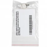 Аксессуар для оптических сетей Hyperline Вставка формата Keystone Jack с проходным адаптером RCA (синий) D type ROHS белая KJ1-RCA/BL-D-WH