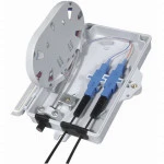 Оптический кросс Hyperline Бокс оптический настенный 24 порта (SC, duplex LC) без пигтейлов и проходных адаптеров FO-WBI-24A-GY